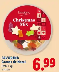 Lidl favorina gomas de natal promoção