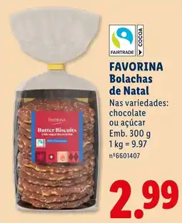 Lidl favorina bolachas de natal promoção