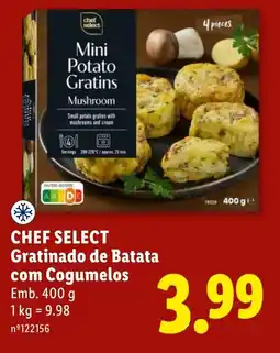 Lidl Chef Select Gratinado de Batata com Cogumelos promoção
