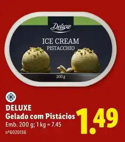 Lidl Deluxe Gelado com Pistácios promoção