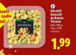 Lidl Deluxe Gnocchi de Batata Tricolor promoção