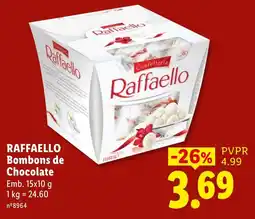 Lidl Raffaello bombons de chocolate promoção