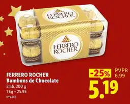 Lidl ferrero rocher bombons de chocolate promoção
