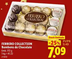Lidl Ferrero collection bombons de chocolate promoção