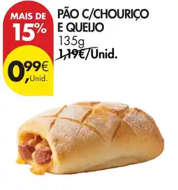 Pingo Doce Pão c/chouriço e queijo promoção