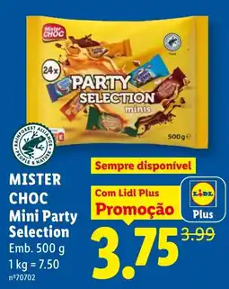 Lidl Mister Choc Mini Party Selection promoção