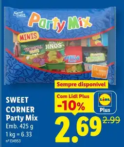 Lidl sweet corner party mix promoção