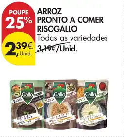 Pingo Doce Arroz pronto a comer risogallo promoção