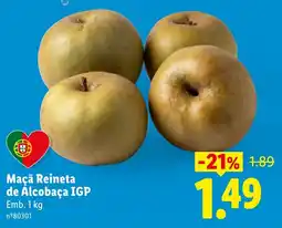 Lidl Maçã Reineta de Álcoaça IGP promoção