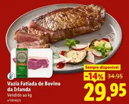 Lidl Vazia Fatiada de Bovino da Irlanda promoção