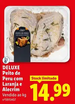 Lidl Deluxe peito de peru com laranja e alecrim promoção