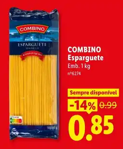 Lidl Combino esparguete promoção