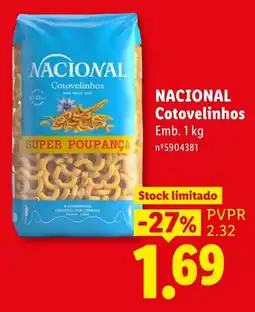 Lidl Nacional Cotovelinhos promoção