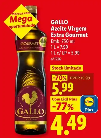 Gallo Azeite Virgem Extra Gourmet