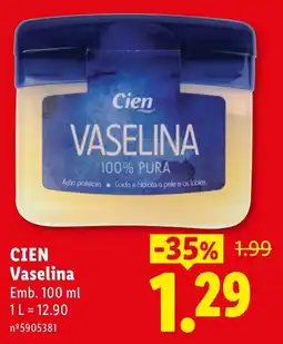 Lidl Cien Vaselinea promoção