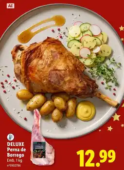 Lidl Deluxe Perna de Borrego promoção