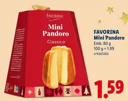 Lidl favorina mini pandoro classico promoção