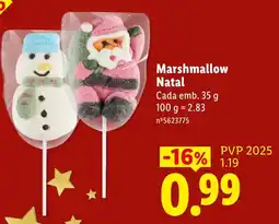 Lidl Marshmallow Natal promoção