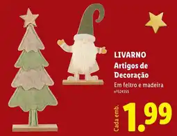 Lidl Livarno Artigos de Decoração promoção