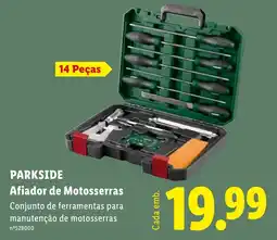 Lidl Parkside afiador de motosserras promoção