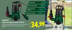 Lidl Bomba para Águas Residuais 400 W promoção