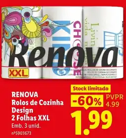 Lidl Renova Rolos de Cozinha Design promoção