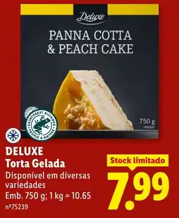 Lidl Deluxe torta gelada promoção
