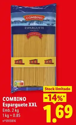 Lidl Combino esparguete xxl promoção