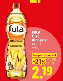 Lidl Fula Óleo Alimentar promoção