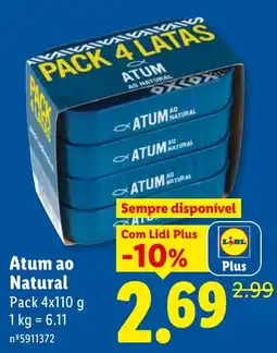 Lidl Atum ao Natural promoção