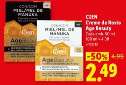 Lidl Cien Creme de Rosto Age Beauty promoção