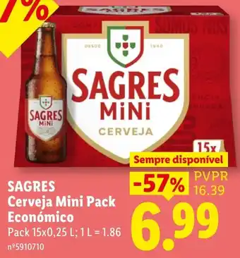 Sagres cerveja mini pack