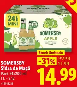 Lidl Somersby Sidra de Maçã promoção