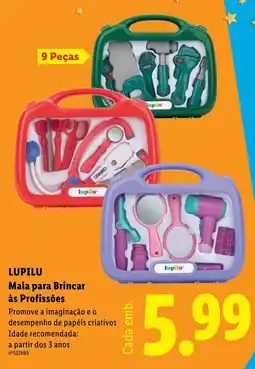 Lidl Mala para Brincar às Profissões Lupilu promoção