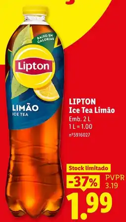 Lidl lipton ice tea limão promoção