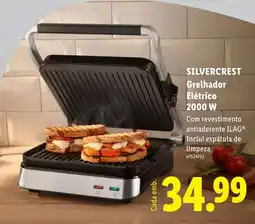 Lidl silvercrest grelhador elétrico 2000 w promoção