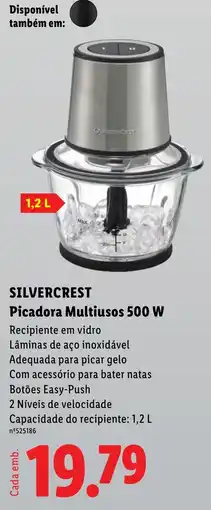 Lidl Silvercrest Picadora Multiusos 500 W promoção