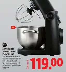 Lidl Silvercrest Robô de Cozinha Preto 1000 W promoção