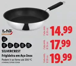Lidl Silvercrest frigideira em aço inox promoção