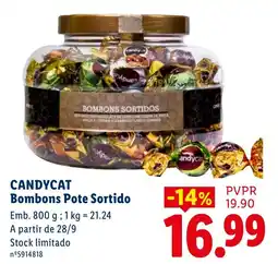 Lidl CandyCat Bombons Pote Sortido promoção