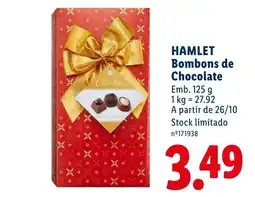 Lidl hamlet bombons de chocolate promoção
