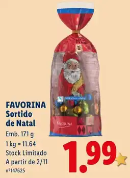 Lidl favorina sortido de natal promoção