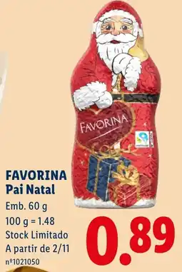 Lidl favorina pai natal promoção