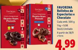 Lidl favorina bolinhos de especiarias e chocolate promoção
