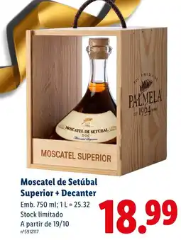Lidl MoscateL superior promoção