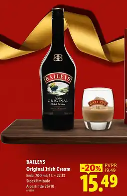 Lidl baileys original irish cream promoção