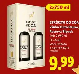 Lidl Espírito do Côa vinho tinto douro reserva promoção