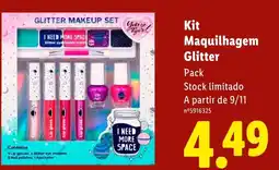 Lidl Kit Maquilhagem Glitter promoção