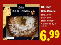 Lidl Deluxe Bolo Rainha promoção