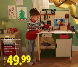 Lidl Lupilu Bancada de Ferramentas em Madeira promoção